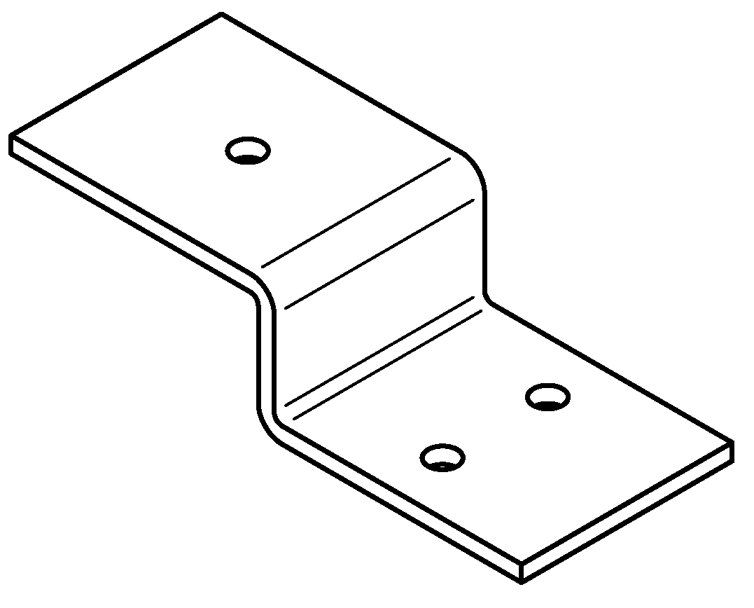 Z-Winkel 3x40-50x25x50 mm